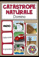 Vorschau - Spiele - CATASTROFE NATURALE (Naturkatastrophen) - Domino (Italienisch) - Deckblatt
