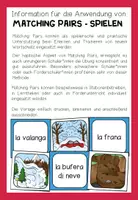 Vorschau - Spiele - CATASTROFE NATURALE (Naturkatastrophen) - Matching Pairs (Italienisch) - Seite 1
