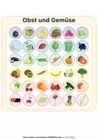 Vorschau - Stationenlernen - Leseübungen Obst und Gemüse - Plopper (zahlreiche Aufgabenkarten) - Seite 2