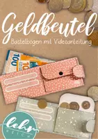 Vorschau - Mal- und Bastelvorlagen - Geldbeutel - Bastelbogen mit Videoanleitung - Deckblatt