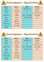 Vorschau - Arbeitsblätter - Sachaufgaben LUFRAK und Signalwörter - Seite 2