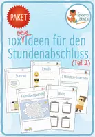 Vorschau - Arbeitsblätter - Stundenabschluss / Themenabschluss - 10x NEUE Aktivitäten (Paket 2) - Deckblatt