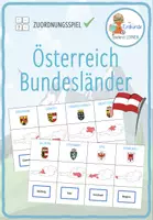 Vorschau - Spiele - Österreich Bundesländer – Zuordnungsaktivität / Paare Finden Spiel - Deckblatt