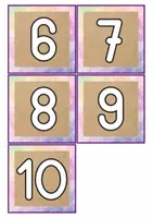 Vorschau - Spiele - Mathematik 1: Zahlenkarten 0 bis 10 | Ziffern repräsentieren - Seite 3