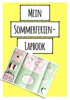 Vorschau - Mal- und Bastelvorlagen - Tolles Lapbook zu den Sommerferien - Deckblatt