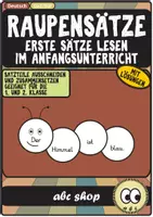 Vorschau - Arbeitsblätter - Raupensätze, Leseraupen - Erste Sätze lesen im Anfangsunterricht (9 ABs) - Deckblatt