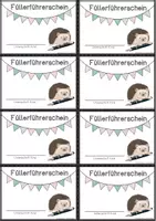 Vorschau - Poster - Füllerdiplom / Füllerführerschein - Igelklasse - Seite 2