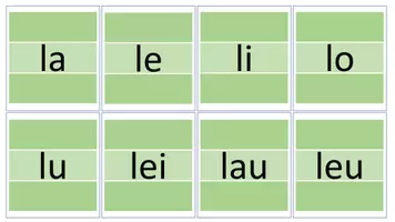 Vorschau - Spiele - Silbenstifte - Pseudowörter und Lesegenauigkeit - Seite 3