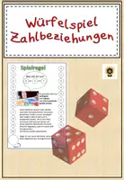 Vorschau - Spiele - Zahlbeziehungen Würfelspiel - Deckblatt