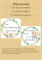 Vorschau - Bildkarten - Willkommenskarte zum Schuljahresbeginn - Seite 1