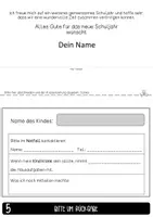 Vorschau - Mal- und Bastelvorlagen - Flip-Book Vorlage * OHNE SCHNEIDEN * Klasseninfos * editierbar - Seite 3