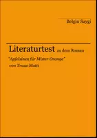 Vorschau - Arbeitsblätter - Literaturtest zu "Apfelsinen für Mister Orange" von Truus Matti - Deckblatt