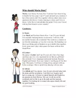 Vista previa - Tarjetas / Manipulativos - English Fun Reading: Who Should Maria Date? (Hobbies/Activities) - Portada