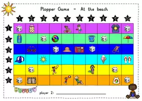 Vorschau - Spiele - At the beach: Plopper Game (Pop-it Spiel) - Englisch - Kl. 4/5 - Seite 3