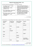 Vorschau - Test - Englischtest / Klassenarbeit zu Simple Past oder Present Perfect mit Lösungen - Seite 2