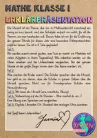 Vorschau - Stundenentwürfe - Mathematik 1: Die Uhrzeit - volle Stunden - Seite 1