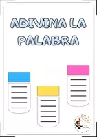 Vista previa - Juegos / Gamificación - ¡Adivina la palabra! - Portada