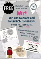Vorschau - Arbeitsblätter - Wir! Wir sind freundlich und tolerant. Ben wird geärgert. AUSZUG - Deckblatt