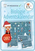 Vorschau - Spiele - Bio Adventskalender Quiz (1) - Powerpoint Präsentation - Deckblatt