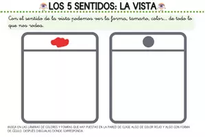 Vista previa - Hojas de trabajo - FICHA SENTIDO DE LA VISTA GENIALLY - página 1