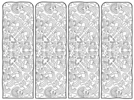 Vorschau - Mal- und Bastelvorlagen - Mandala Lesezeichen - Teil 2 Mandalas / Entspannung / Vertretungsstunde - Seite 3