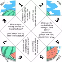 Vorschau - Spiele - Back to School Paper Fortune Teller/Cootie Catcher - Seite 1