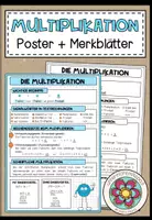 Vorschau - Poster - MULTIPLIKATION - Poster + Merkblatt - Deckblatt