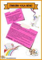 Vorschau - Spiele - Einhorn Memo mit Einhorn-Yoga - Seite 2