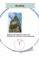 Vorschau - Arbeitsblätter - Arbeitsblatt zur Erarbeitung von Kreisbogen und Kreisausschnitt - Deckblatt