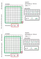 Vista previa - Unidades / Secuencias / Situaciones de Aprendizaje - Cuaderno de trabajo - Calcular el lado de un cuadrado - página 2