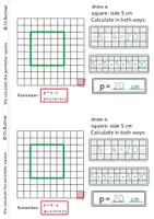 Vista previa - Unidades / Secuencias / Situaciones de Aprendizaje - Cuaderno de trabajo - Calcular el perímetro del cuadrado - página 2