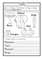 Vorschau - Arbeitsblätter - Nomen- Übungsheft - Seite 3