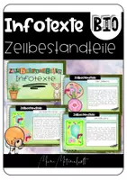 Vorschau - Merkblätter - Infotextezum Aufbau einer Zelle (Zellbestandteilen) - Deckblatt