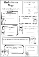 Vorschau - Arbeitsblätter - Herbstferien Bingo (Chalkys) - Seite 1