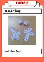 Vorschau - Spiele - Ionenbindung Würfel - Deckblatt