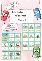 Vorschau - Spiele - Ich habe... Wer hat...? Lesespiele Tiere DaZ (Bundle) - Seite 1