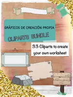 Vista previa - Elementos para la creación de materiales - Cliparts Gráficos de creación propia Bundle Frames - Portada