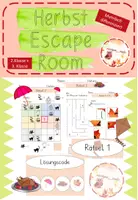 Vorschau - Stundenentwürfe - Herbst - Escape Room mehrfach differenziert (2./3. Klasse) - Deckblatt