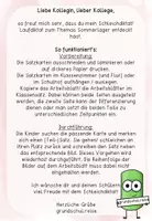 Vorschau - Arbeitsblätter - Schleichdiktat/ Laufdiktat Sommerlager Kl. 3/4 - Seite 1