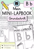 Vorschau - Unterrichtsreihen - Mini-Lapbook | Buchstabe B/b | Grundschrift - Deckblatt