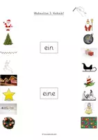 Vorschau - Arbeitsblätter - DaZ-Material zum Wortschatz: "Weihnachten" - Seite 3