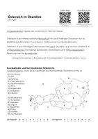 Vorschau - Arbeitsblätter - Arbeitsblatt "Österreich im Überblick" mit Erklärvideo, Lösungen und Onlineübungen - Deckblatt