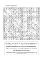 Vorschau - Arbeitsblätter - Die Zauberflöte - Suchsel (Buchstabengitter zur Oper von Mozart) - Seite 1