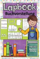Vorschau - Arbeitsblätter - Lapbook Buchvorstellung - Deckblatt