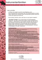 Vorschau - Arbeitsblätter - Instrumentenfamilien der Orchesterinstrumente - Seite 1