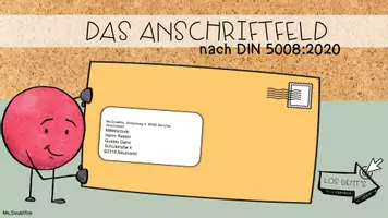 Vorschau - Arbeitsblätter - Anschriftfeld | Empfängeradresse | Privatbrief | Geschäftsbrief - Seite 1