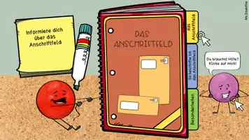 Vorschau - Arbeitsblätter - Anschriftfeld | Empfängeradresse | Privatbrief | Geschäftsbrief - Seite 2