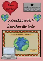 Vorschau - Interaktives Material - INTERAKTIVE PDF: Bewahre die Erde! (Schöpfung) - Deckblatt