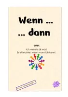 Vorschau - Spiele - Wenn - dann oder: So kann man sich besser kennenlernen - Deckblatt