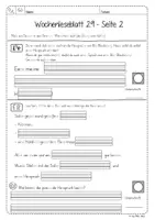 Vorschau - Arbeitsblätter - Wochen-Leseblatt 29 - X und x - Frohes Lernen in Druckschrift - Seite 3